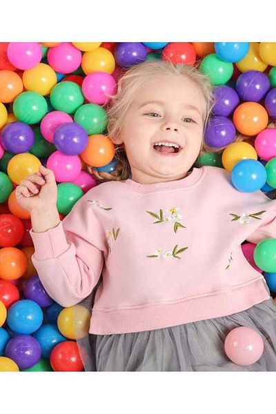 huitich 100 Pcs Colorful Soft Plastic Ocean Fun Balls