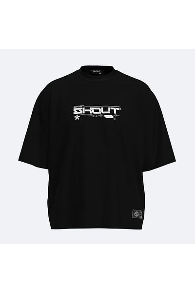 Shout Oversize Cyber ​​2088 Unisex Boxy Fit T-Shirt