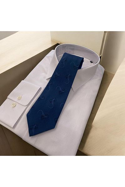 Sarar Patterned Petrol Blue Tie