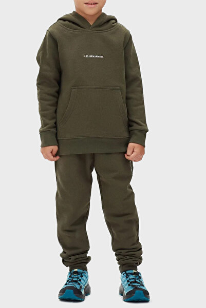 LES BENJAMINS Με λογότυπο Regular Fit με κουκούλα τσέπες καγκουρό 100% βαμβακερό φούτερ Unisex SWEAT LB22FWCHLCUH