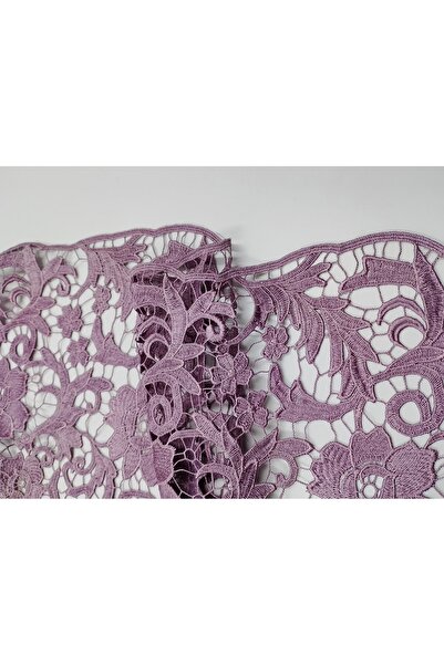 ünsal tekstil Fransız Dantel Kumaş(1 Metre × 1.5 En)