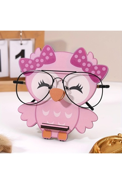 GlassySKY Wooden Kids Glasses Stand Eyeglasses Accessory Practical Easy Use and Access Gift