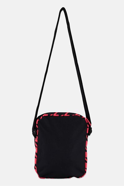 Puma Men Brand Logo Cross Body Bag 18 H x 14 L x 4 W cm, Pink/Black