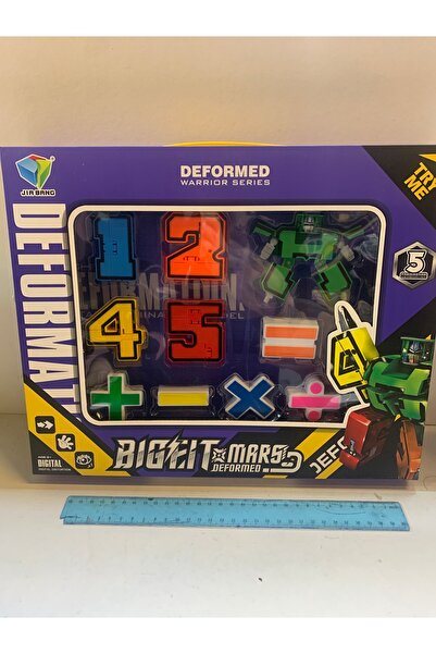 Baran Toys ROBOTA DÖNÜŞEN RAKAMLAR EĞİTİCİ OYUNCAK