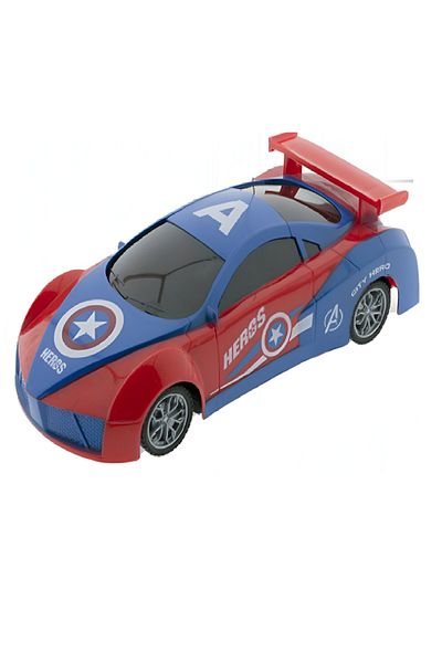 rexa Avengers Captain America Top Racer Car – Superhero Toy Vehicle (Box Size: 26 x 10 x 10 cm)