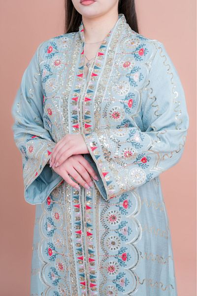IKKXA Embroidered Modern Jalabiya