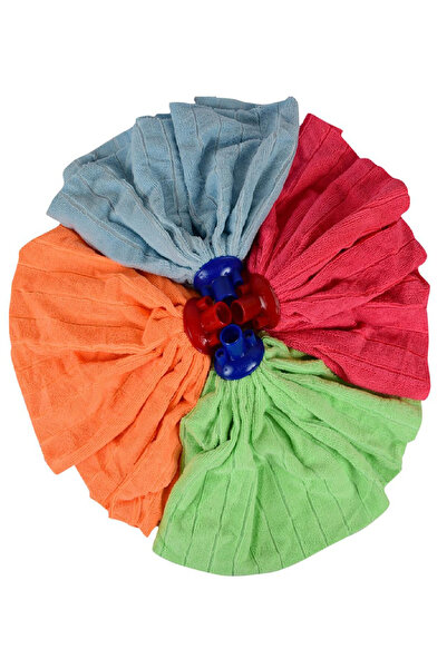 Spark Mikrofiber Havlu Paspas Mop Ucu Ve Ahşap Saplı Takım