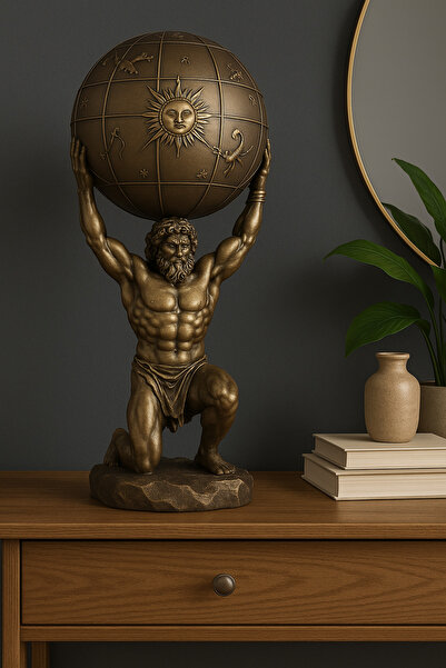 Seabysparkle atlas heykeli