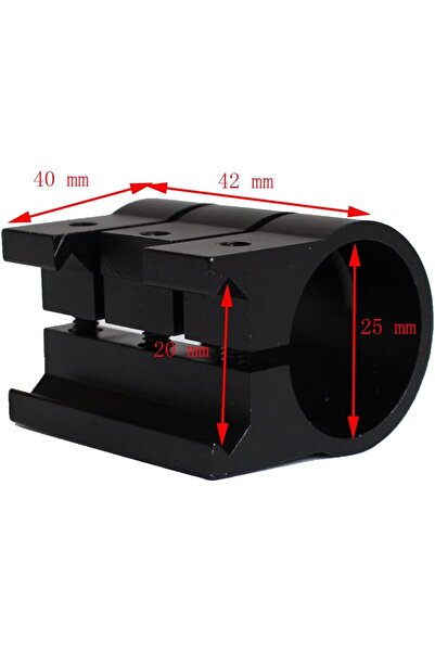 Nikula Picatinny Raylı Tufeklere Fener ve Lazer Takma Aparatı