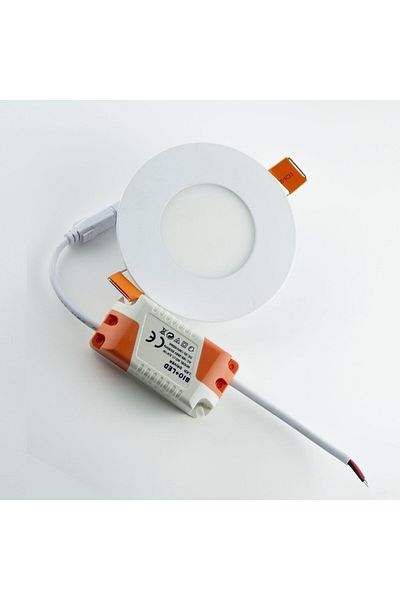 Ledarmy Neba 3W Ultra Thin Spot Led Panel Set of 2 White Light 6400K Energy Saving Ceiling Lighting a