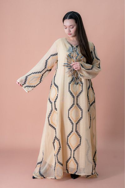 IKKXA Radiant Embroidery Jalabiya