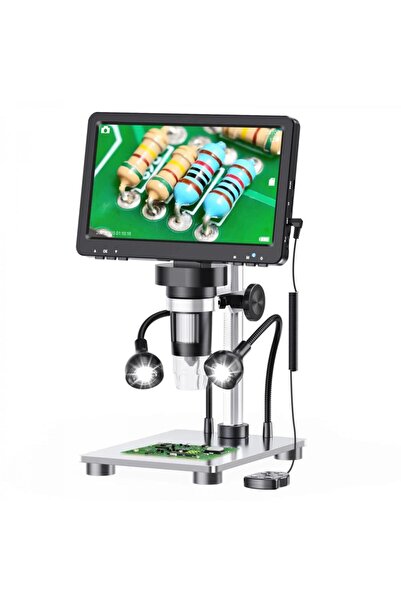 DESFREE 7'' HDMI DİJİTAL MİKROSKOP 1200X IPS EKRANLI LEHİMLEME MİKROSKOBU
