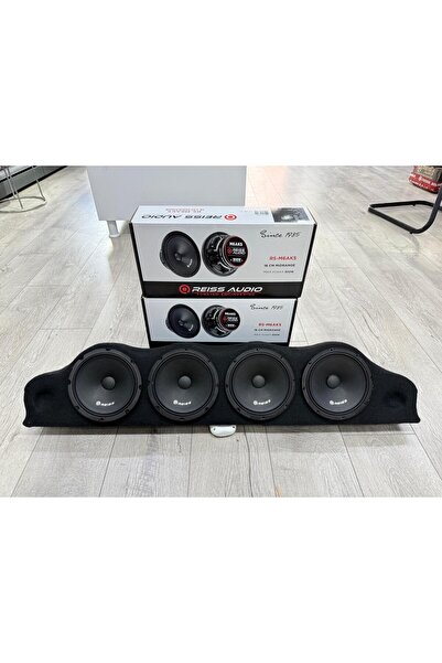 Reiss RS-M6AKS ÜNİVERSAL DİK CADDE TİPİ PANDİZOTLU TANESİ 300W-120W RMS 16CM 2TK OTO MİDRANGE HOPARLÖR