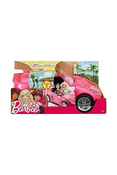 MARAH TOYS Barbie Glam Convertible Car with Two Seats and Realistic Wheels
