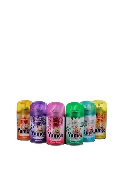 Yumoş Pack of 6 refills, continuous action room air freshener, 260 ml