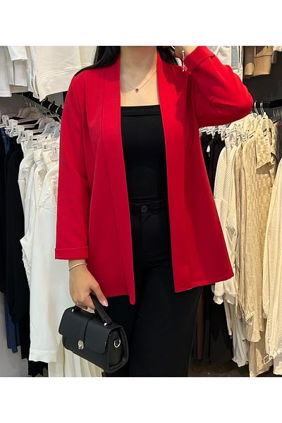 ERVA Women's Shawl Collar Blazer Jacket Double Fabric– Casual and Invitation Elegance in One