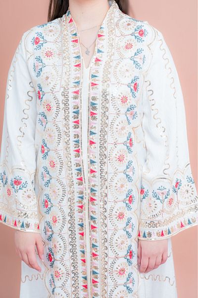 IKKXA Embroidered Modern Jalabiya