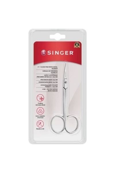 mk global Embroidery Scissors with Curved Tip (4")
