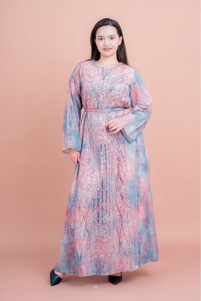 IKKXA Radiant Embroidery Jalabiya
