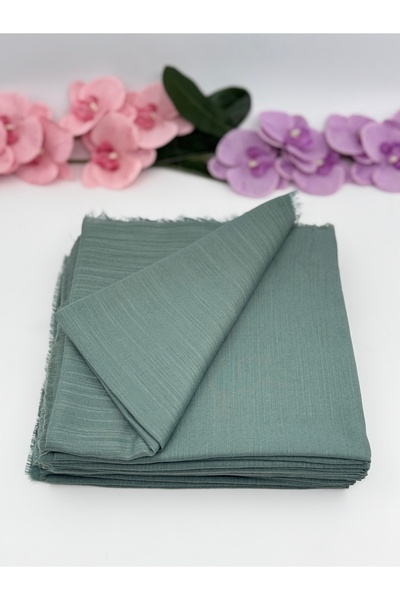 Uğurlu Hac Square Cotton Fringed Head Cover