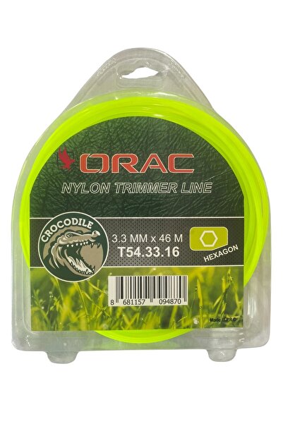 Orac Orak 3,3 mm 6 Köşeli Tırpan Misinesi Misinası 46 M.