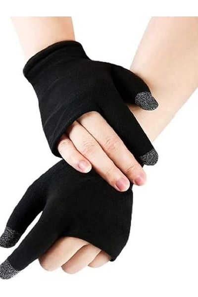Memo Half Hand Anti-Sweat Breathable Gaming Gloves for Mobile Phone Gamers & Streamers - Pair