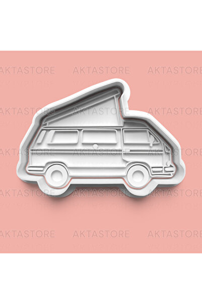 AKTASTORE قالب بسكويت على شكل قافلة وقالب عجينة السكر