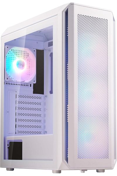 XPG VALOR AIR PLUS Mid-Tower PC Chassis, Included 4 ARGB Fans, White