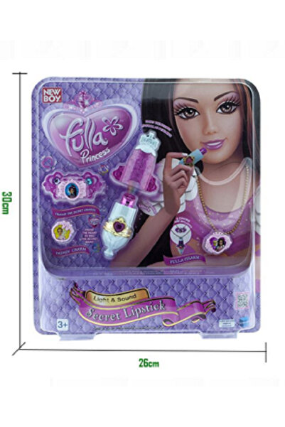 rexa مجموعة أحمر الشفاه فلة برينسيس سيكريت، المقاس: 30 سم × 26 سم