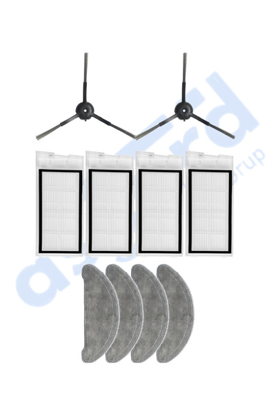 Asgard Grup Roidmi Eve - Compatibil cu Eve Plus 2 perii laterale 4 filtre 4 m...