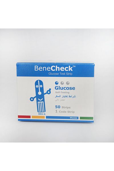 BeneCheck BK6-G Blood Glucose Test strips 2*25/Box