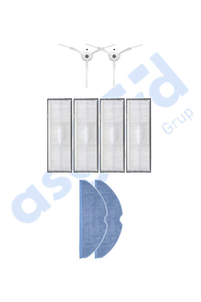 Asgard Grup ROBOROCK S8, S8+, S8 PRO ULTRA COMPATIBIL 2 perii laterale 4 filt...