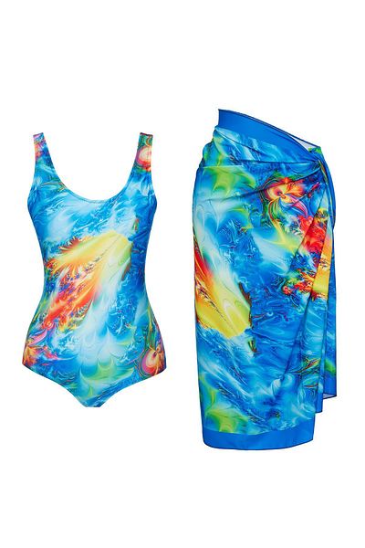 SAILOR moda Pareolu Crew Neck Swimsuit