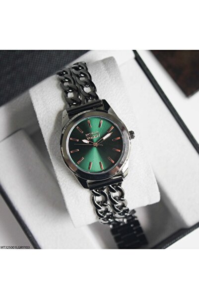 MICHAEL TOMMY Mt325001Lgryy03 Women's Wrist Watch with Steel Band