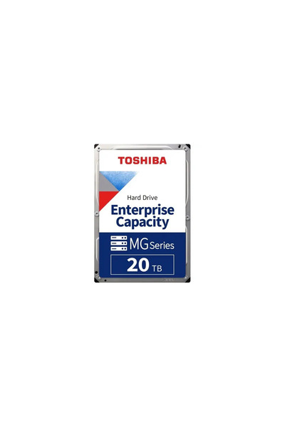Toshiba ENTERPRISE, MG10ACA20TE, 3.5", 20TB, 512Mb 7200 Rpm, 7/24 Güvenlik, Data Center, Nas, S