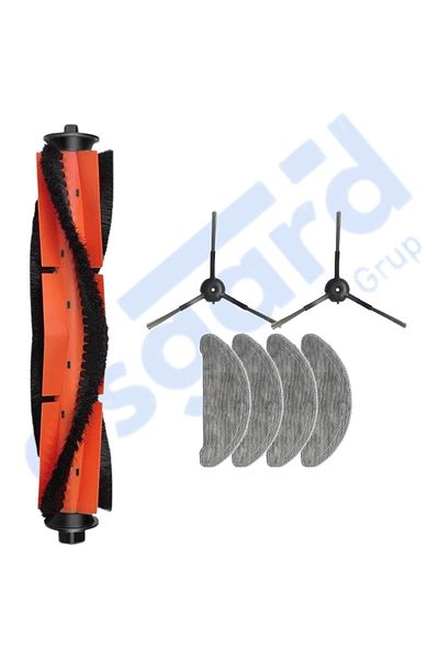 Asgard Grup Roidmi Eve - Eve Plus Compatible 1 Main Brush 2 Side Brushes 4 Mops
