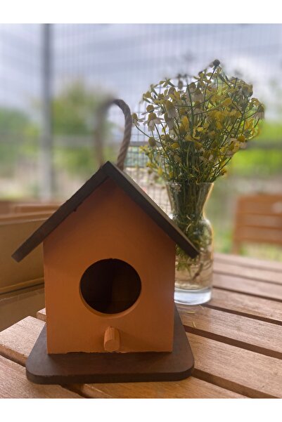 Cats&Kids Handmade Decorative Bird House – Cappuccino & Bitter Coffee