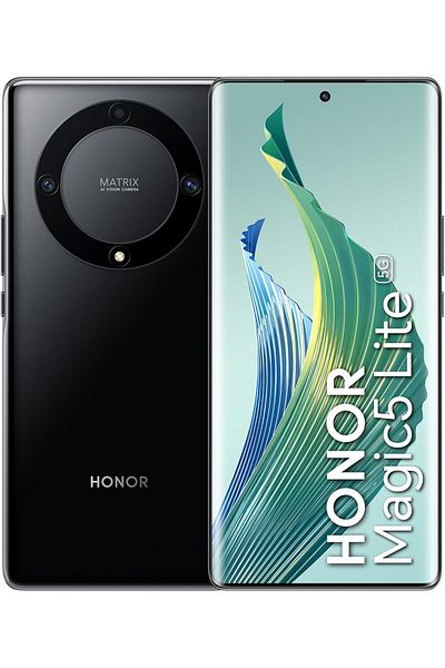HONOR ماجيك 5 لايت، 5G ثنائي الشريحة، 6 جيجابايت رام، 128 جيجابايت روم، أسود ليلي - النسخة العالمية