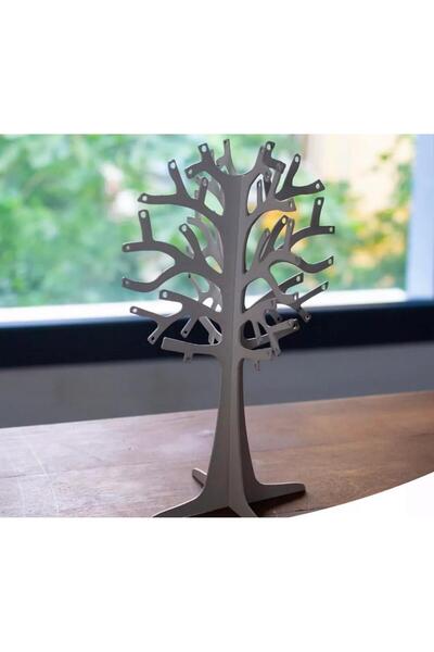 Ta-Fu Global Arborele de agățat pentru bijuterii cu cataramă și cercei din me...