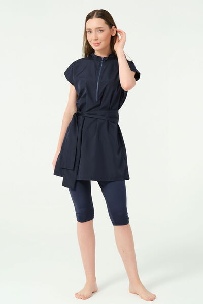 ALFASA Spor Yarım Kol Yarı Kapalı Mayo