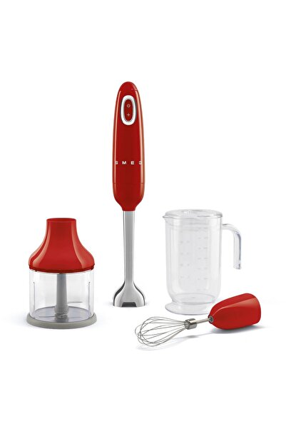SMEG 50's Style Kırmızı El Blender Seti hbf03rdeu