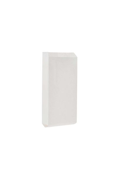 Hotpack No-1 Flat Bottom Paper Bag White, 4Kg, 12x30x5.5cm, Food Storage Bag, 520 Pieces