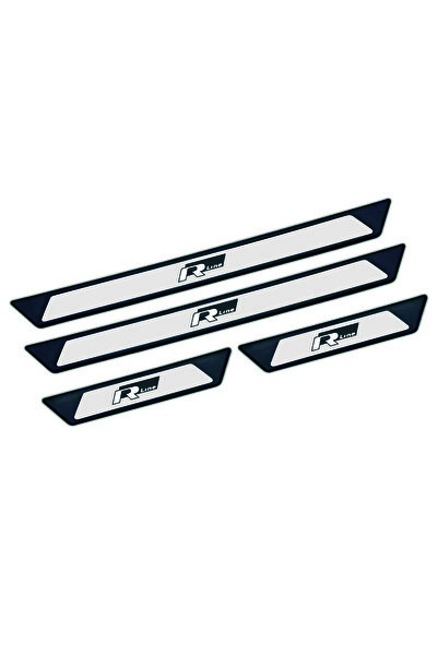 CarEste R LİNE TÜM MODELLER UYUMLU STYLE KROM KAPI EŞİĞİ 4 PARÇA