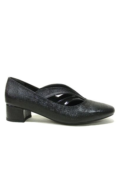 Ventes Black Anatomical Heeled Shoes