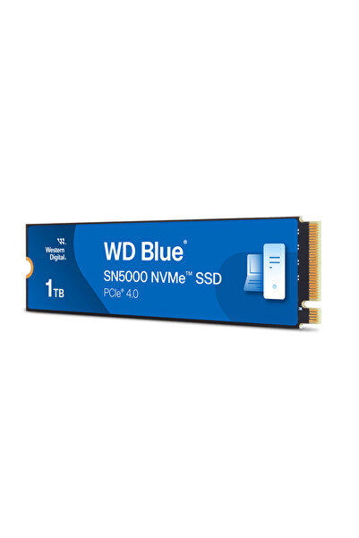 Genel Markalar WD Blue SN5000, WDS100T4B0E, 1TB, 5150/4900, Gen4, NVMe PCIe M...