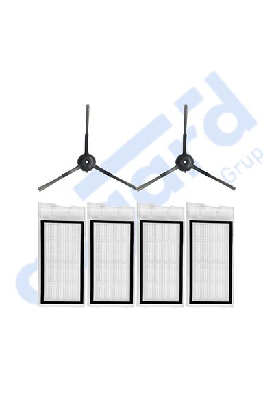 Asgard Grup Roidmi Eve - Eve Plus Compatible 2 Side Brushes 4 Filters