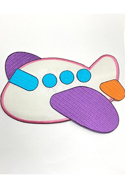 karantuhafiye تطريز بطانية اطفال / تطريز اطفال ورضع / مقاس كبير / طائرة