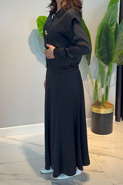 Missemramiss Jacket Skirt Suit 4821 Black