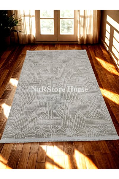 NaRStore Home KAYMAZ TABAN SAÇAKLI SMART DİAMOND GRİ KABARTMALI YIKANABİLİR K...