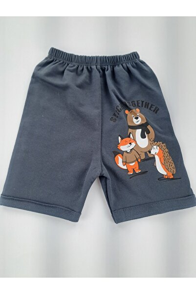 Butik Baby Boy / Child Shorts T-Shirt Summer Double Set Premium Quality Gift Set with Print Detail